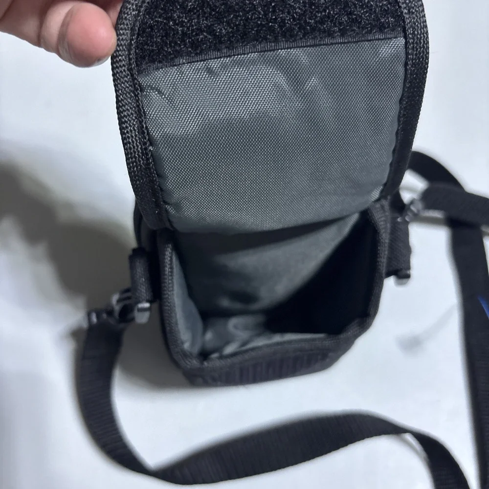 Sony Cybershot Digital Camera Padded Case Blue & Black Carry Strap & Belt Loop